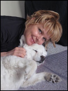Keri Davis and dog